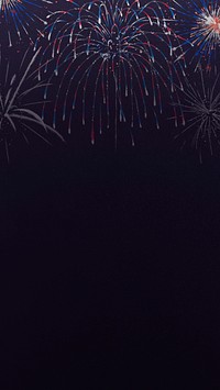 Purple festival fireworks iPhone wallpaper, party & celebration design