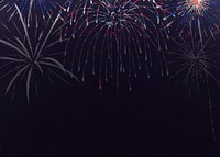 Purple festival fireworks background, party & celebration design