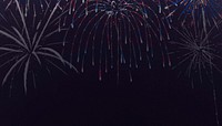 Purple festival fireworks background, party & celebration design