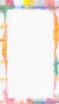 Colorful tie-dye frame iPhone wallpaper