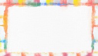 Colorful tie-dye frame background