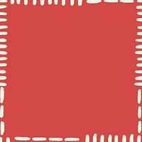 Red abstract frame background