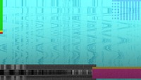 Abstract VHS glitch background, blue design