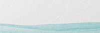 Off-white paper textured background, blue watercolor border