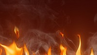 Flame and smoke background, brown design