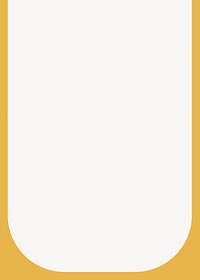 Yellow curve border background vector