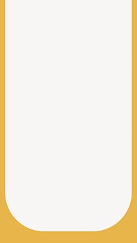 Yellow curve border iPhone wallpaper vector