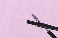 Mascara, beauty product background