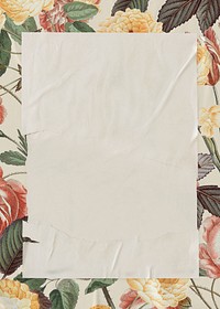 Vintage flower frame, Spring botanical design