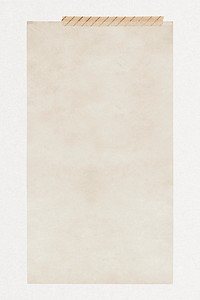 Beige paper collage element psd