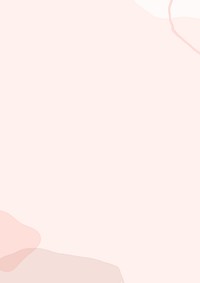 Pastel pink background, organic shape border