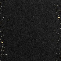 Gold glitter border background, black paper design