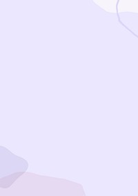 Pastel purple background, organic shape border