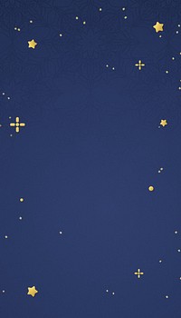 Starry sky background, dark blue design