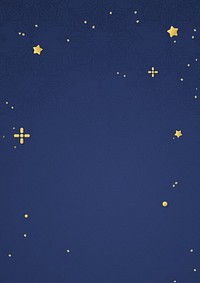 Starry sky background, dark blue design