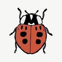 Lady bug clipart psd. Free public domain CC0 image.