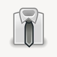 Suit shirt clipart, illustration psd. Free public domain CC0 image.