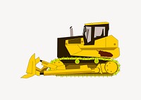 Yellow  illustration, clip art. Free public domain CC0 image.