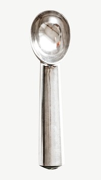 Metal ice cream scoop isolated object graphic psd