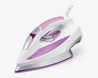 Steam iron isolated graphic psd