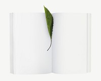 Open book leaf isolated object psd
