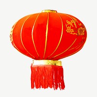 Chinese lamps isolated graphic psd