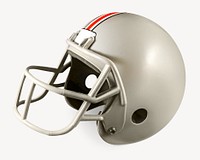 American football helmet Isolated image
