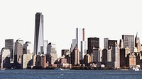 New York city collage element psd