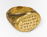 Signet Ring of John, Imperial Spatharios. Original public domain image from The Metropolitan Museum of Art. Digitally enhanced by rawpixel.