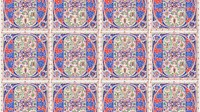 Vintage floral  pattern  desktop wallpaper. Remixed by rawpixel.