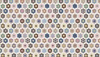 Flower pattern quilt background. Remixed by rawpixel.