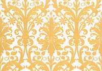 Vintage gold ornate pattern background. Remixed by rawpixel.