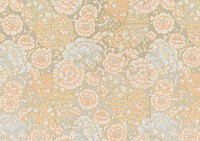 Vintage flower pattern background. Remixed by rawpixel.