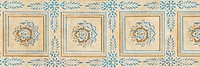 Vintage flower tile pattern background for Twitter header. Remixed by rawpixel.