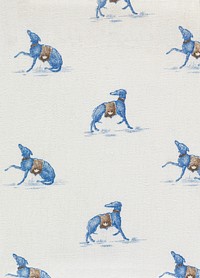 Sample dog pattern. Original public domain image from Smithsonian. Digitally enhanced by rawpixel.