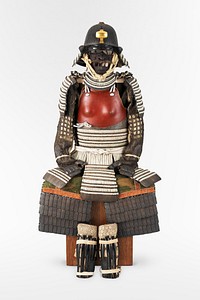 Armor (Morohada-Nugi-Do Gusoku) (17th century) vintage Japanese warrior armor. Original public domain image from The MET Museum. Digitally enhanced by rawpixel.