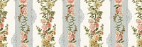 Vintage flower patterned background.  Remixed by rawpixel.