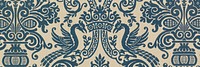 Vintage ornamental flower background, textile pattern.  Remixed by rawpixel.