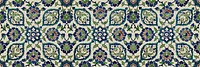 Vintage floral tile background, abstract pattern.  Remixed by rawpixel.