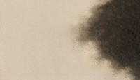 Black smoke border background, beige textured design.  Remixed by rawpixel.