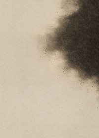 Black smoke border background, beige textured design.  Remixed by rawpixel.