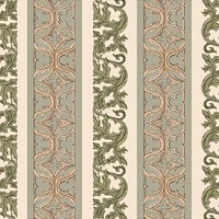 Ornamental leaf patterned background, vintage botanical illustration.  Remixed by rawpixel.