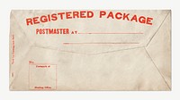 Vintage envelope psd.  Remixed by rawpixel. 