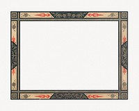 Vintage frame, rectangle design by J. Absolon psd.  Remixed by rawpixel. 