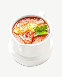 Tomato soup healthy food psd
