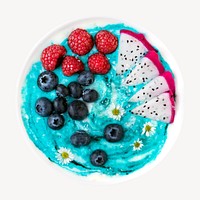 Berries bowl, isolated design