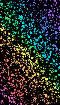 Rainbow color splash iPhone wallpaper