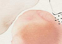 Abstract peachy watercolor background