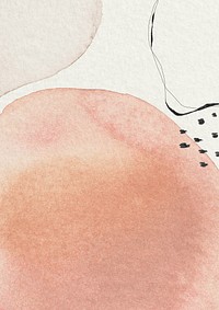 Abstract peachy watercolor background