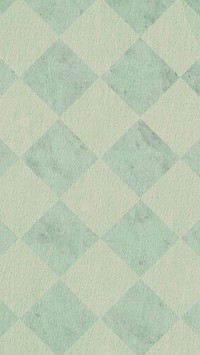 Green checkered pattern mobile wallpaper
